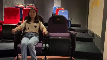 Empurre a cadeira do teatro do cinema do escritório da igreja do auditório público do braço traseiro do plutônio