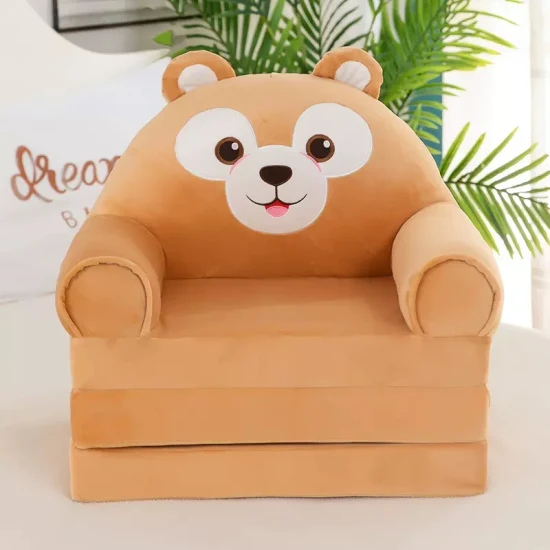 Sofás reclináveis ​​dobráveis ​​para crianças Soft Sofá Cadeira Conjuntos de móveis infantis