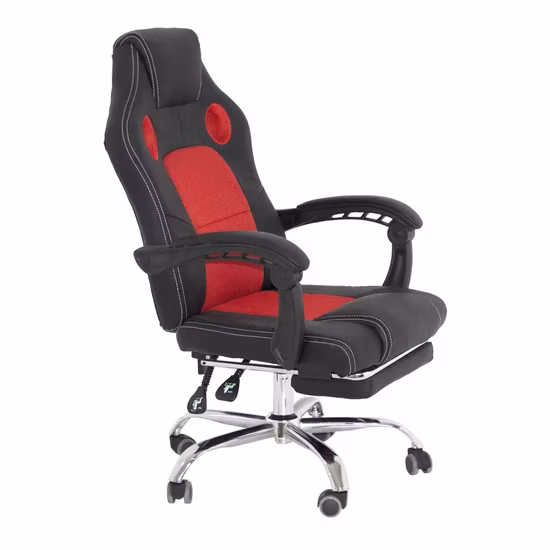Cadeira giratória ergonômica de couro PU de alta qualidade Cadeira ajustável para jogos de computador